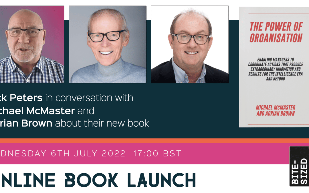 LIVE BOOK LAUNCH – THE POWER OF ORGANISATION